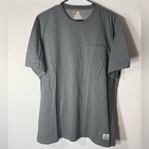 Rugged Elements Men's Charcoal Short-Sleeve Pocket Tee